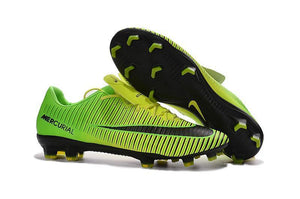 Nike Mercurial Vapor XI FG Soccer Cleats Yellow Green Black - KicksNatics