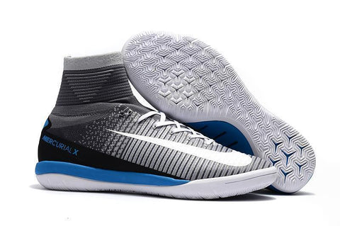 Image of Nike MercurialX Proximo II DF IC Grey Pure Platinum Laser Blue White - KicksNatics