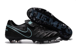 Nike Tiempo Legend VI FG Soccer Cleats Black Hyper Turquoise