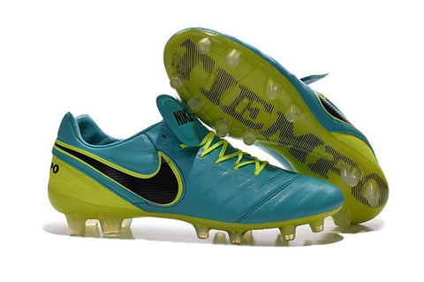 Image of Nike Tiempo Legend VI FG Soccer Cleats Clear Jade Green Black - KicksNatics