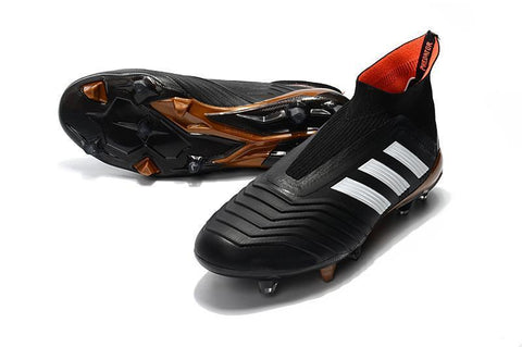 Image of Adidas Predator 18+ FG Soccer Cleats Core Black Running White Infrared - KicksNatics