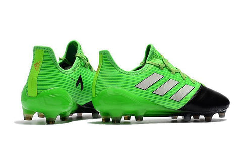Image of Adidas ACE 17.1 Primeknit Soccer Cleats Green Black White - KicksNatics