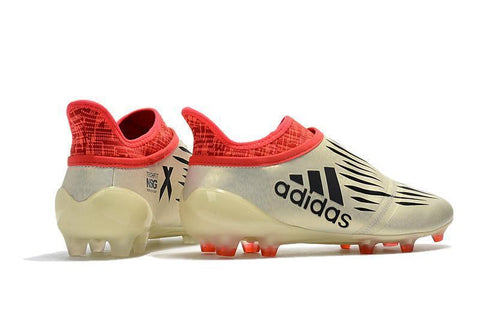 Image of Adidas X 16+ Purechaos FG Soccer Cleats Solar White Red - KicksNatics