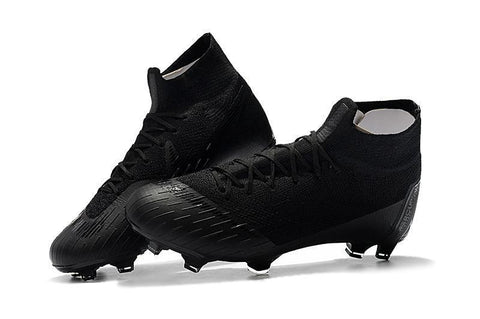 Image of Nike Mercurial Superfly VI 360 Elite FG Soccer Cleats All Black - KicksNatics