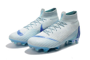 Nike Mercurial Superfly VI 360 Elite FG Soccer Cleats White Blue - KicksNatics