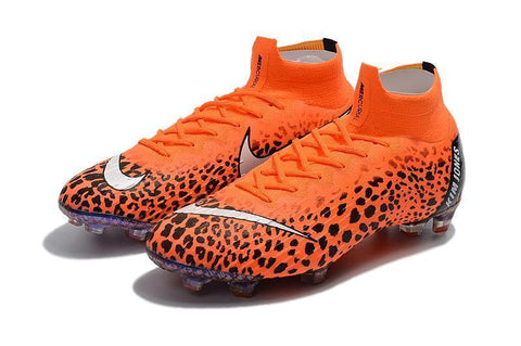 Image of Nike Mercurial Superfly VI 360 x Kim Jones FG Soccer Cleats Orange - KicksNatics