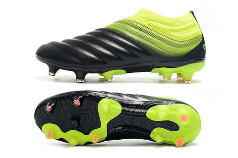 Image of Adidas Copa 19+ FG Black Yellow Green - KicksNatics