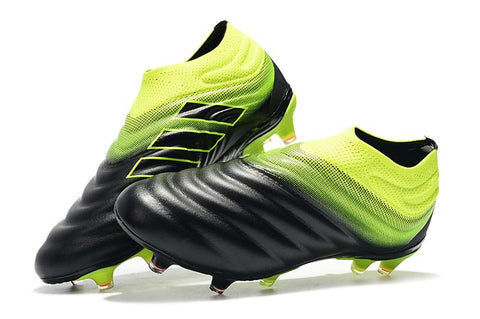 Image of Adidas Copa 19+ FG Black Yellow Green - KicksNatics