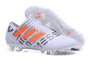 Adidas Nemeziz Messi 17+ 360 Agility FG Soccer Boots White Orange Grey
