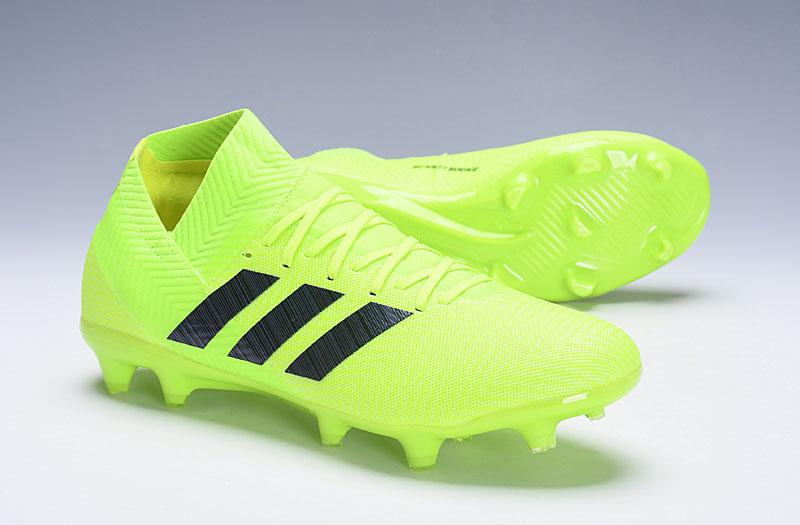 ADIDAS NEMEZIZ MESSI 18+ FIRM GROUND CLEATS GREEN BLACK – kicksnatics