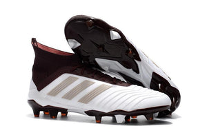 Adidas Predator 18.1 FG Soccer Cleats White Red Wine Gold