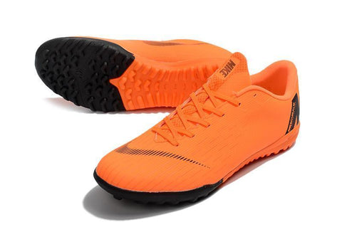 Image of Nike Mercurial VaporX XII Academy Turf Soccer Cleats Orange Black - KicksNatics