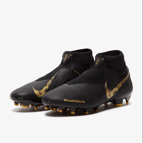 Nike phantom vision black and gold sales