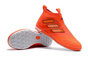 Adidas ACE Tango 17+ Purecontrol IC Soccer Cleats Red Orange Black - KicksNatics