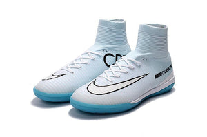Nike MercurialX Proximo CR7 Vitórias IC Football Boots White Blue Site - KicksNatics