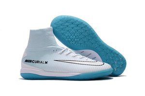 Nike MercurialX Proximo CR7 Vitórias IC Football Boots White Blue Site