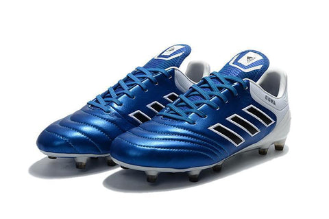 Image of Adidas Copa 17.1 FG Soccer Cleats Royal Blue White Black - KicksNatics