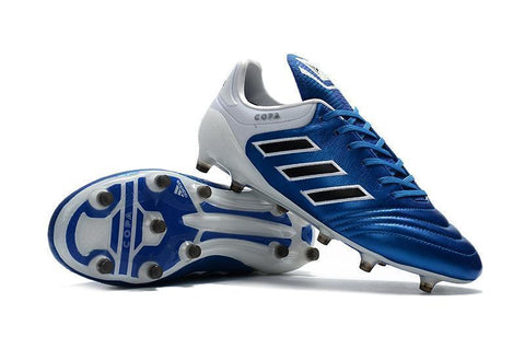 Image of Adidas Copa 17.1 FG Soccer Cleats Royal Blue White Black - KicksNatics