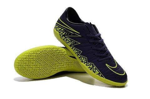 Image of Nike Hypervenom Phelon II IC Soccer Shoes DB0018 Dark Violet Green - KicksNatics