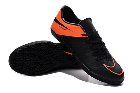Image of Nike Hypervenom Phelon II IC Indoor Soccer Shoes DB0016 Black Orange - KicksNatics
