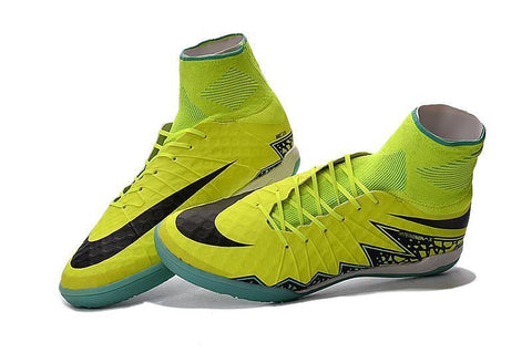 Image of Nike HypervenomX Proximo IC Soccer Shoes Green Black Grass Green - KicksNatics