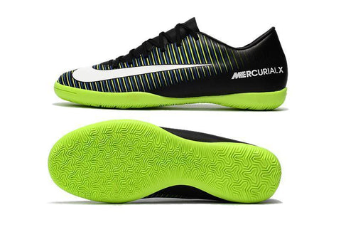 Image of Nike MercurialX Victory VI IC NKDB0042 Black/White/Electric Green - KicksNatics