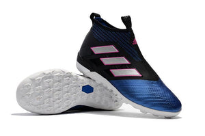 Adidas ACE Tango 17+ Purecontrol Turf Soccer Cleats Black White Blue - KicksNatics