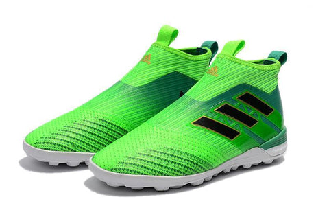 Image of Adidas ACE Tango 17+ Purecontrol Turf Soccer Cleats Solar Green Black - KicksNatics