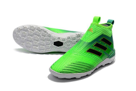 Image of Adidas ACE Tango 17+ Purecontrol Turf Soccer Cleats Solar Green Black - KicksNatics