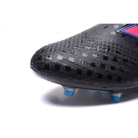 Image of Adidas ACE 17+ Purecontrol FG Soccer Cleats Core Black Pink - KicksNatics