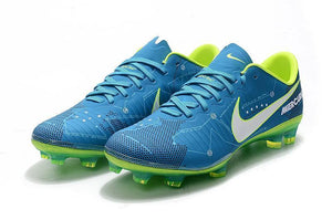 Nike Mercurial Vapor XI Neymar FG Soccer Cleats Blue Electric Green - KicksNatics
