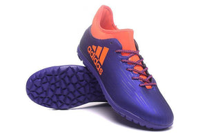 Adidas X 16.3 Turf Soccer Cleats Blue Solar Red - KicksNatics