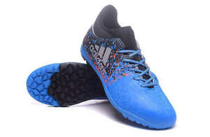 Adidas X 16.3 Turf Soccer Cleats Blue Black White - KicksNatics