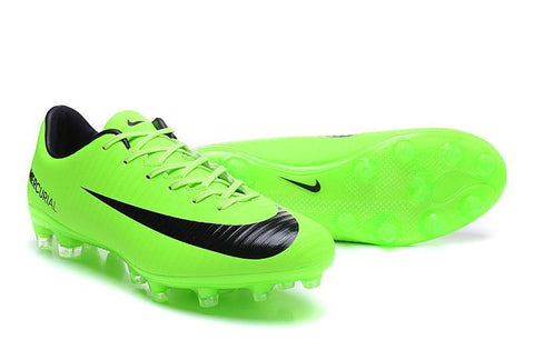 Image of Nike Mercurial Vapor XI AG Soccer Cleats Electric Green Black - KicksNatics