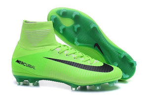 Nike Mercurial Superfly V FG Soccer Cleats Grass Green Black