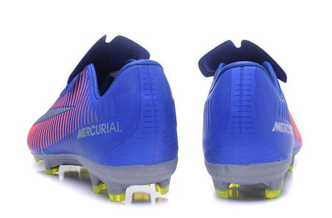 Image of Nike Mercurial Vapor XI FG Soccer Cleats Pink Blue Silver - KicksNatics