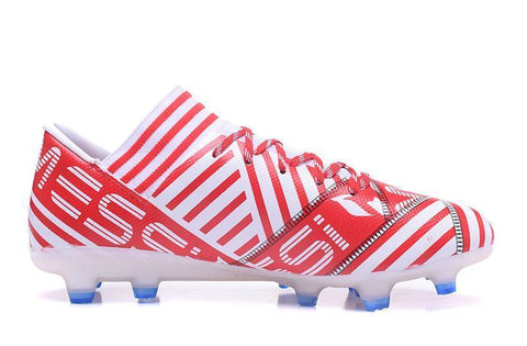 Image of Adidas Nemeziz 17.3 FG Soccer Cleats Red Blue White - KicksNatics