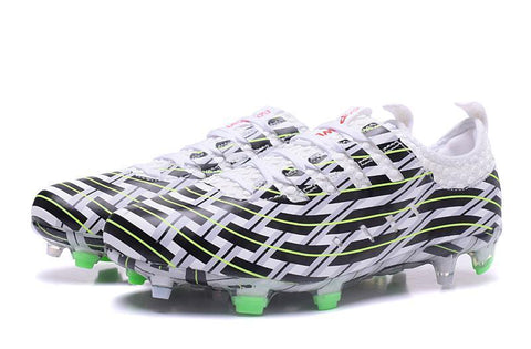 Image of PUMA evoPOWER Vigor 1 FG Soccer Cleats White Black Green - KicksNatics