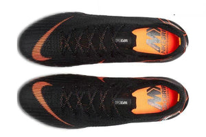 Nike Mercurial Vapor XII 360 Elite FG Soccer Cleats Black Total Orange