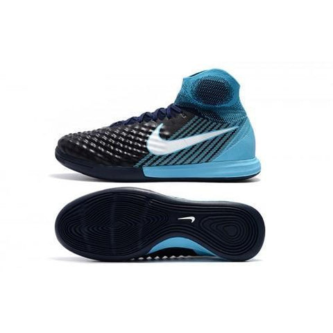 Image of Nike MagistaX Proximo II IC Soccer Shoes Obsidian White Gamma Blue - KicksNatics