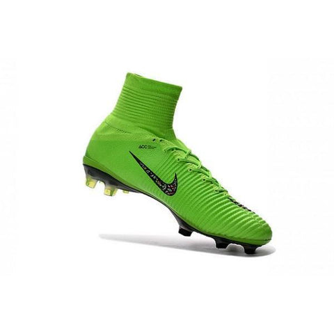 Image of Nike Mercurial Superfly V FG Soccer Cleats Green Black - KicksNatics