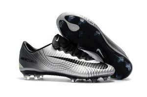 Nike Mercurial Vapor XI FG Soccer Cleats Silver Black