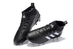 Adidas ACE 17.1 Primeknit Soccer Cleats CoreBlack White Night Metallic - KicksNatics