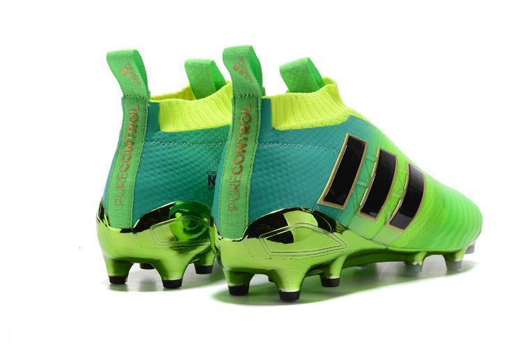 Adidas Ace 17+ Purecontrol FG Soccer Cleats Solar Green – kicksnatics