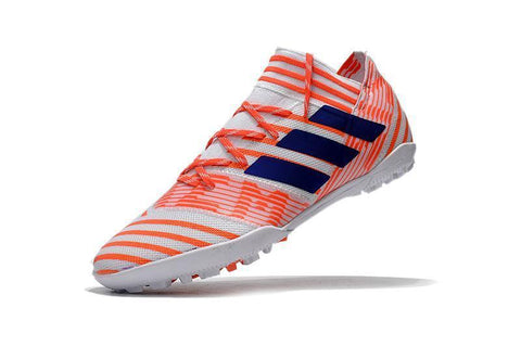Image of Adidas Nemeziz Tango 17.3 Turf Soccer Cleats Solar Red Blue White - KicksNatics