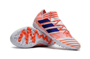 Adidas Nemeziz Tango 17.3 Turf Soccer Cleats Solar Red Blue White - KicksNatics
