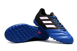 Adidas Ace 17.4 Astro Turf Soccer Cleats Blue Core Black White - KicksNatics