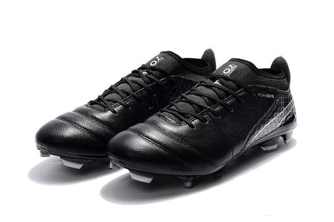 Image of PUMA ONE 17.1 FG Soccer Cleats Black Volt Silver