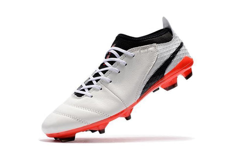 Image of PUMA ONE 17.1 FG Soccer Cleats White Black Red