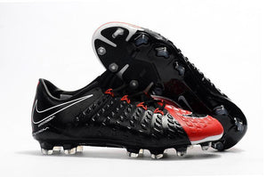 Nike Hypervenom Phantom III FG Soccer Cleats Black Red - KicksNatics